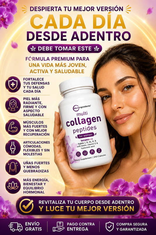 Multi Collagen peptides / 5 Tipos de Colágeno