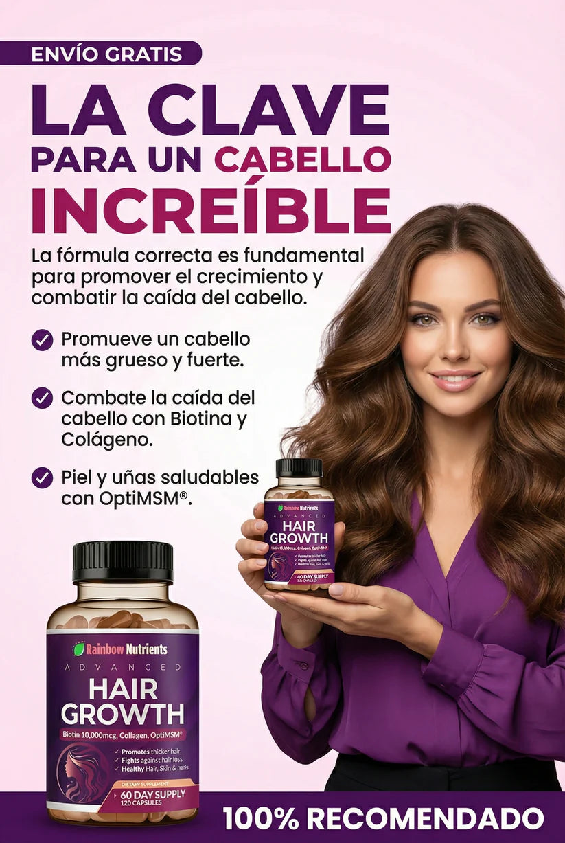 HAIR GROWTH ADVANCED 120 CAPSULAS